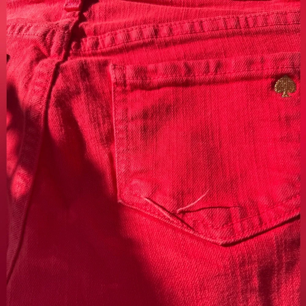 Kate Spade Jeans Red Vibrant size 26
